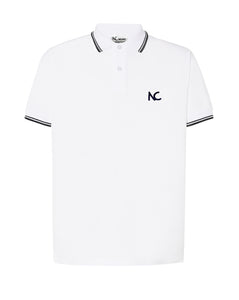 POLO CLASSIC FIT - WHITE/BLUE
