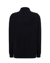 LONG SLEEVE POLO CLASSIC FIT - BLACK