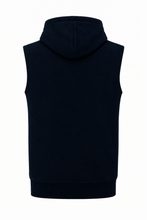 SUDADERA SIN MANGAS CONTRAST - MARINO (ES)