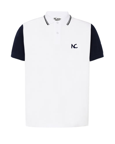 POLO CLASSIC FIT - WHITE & NAVY BLUE