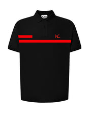 POLO AXIS - BLACK/RED