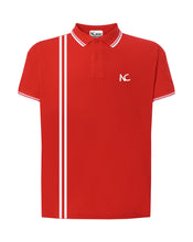 POLO CLASSIC FIT - RED/WHITE STRIPES