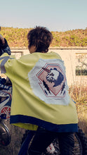 REFLECTIVE OVERSIZED SWEATER WITH EMBELLISHED COLOUR CHANGING SEQUIN & PRINT ON BACK - Noah Christian 