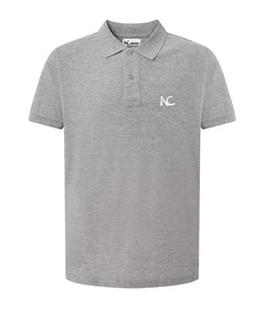 POLO RELAXED FIT - MELANGE GREY