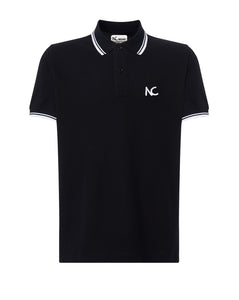 POLO CLASSIC FIT - BLACK/WHITE
