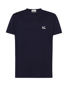 NAVY BLUE NC T-SHIRT - WHITE LOGO