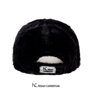 GREY FAUX FUR BASE CAP - Noah Christian 