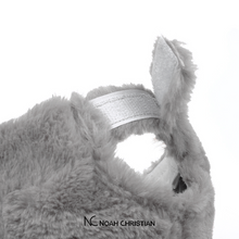 GREY FAUX FUR BASE CAP - Noah Christian 