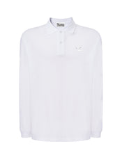 LONG SLEEVE POLO CLASSIC FIT - WHITE