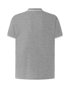 POLO CLASSIC FIT - LIGHT GREY/WHITE