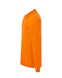 LIMITED EDITION LONG SLEEVE POLO CLASSIC FIT - ORANGE